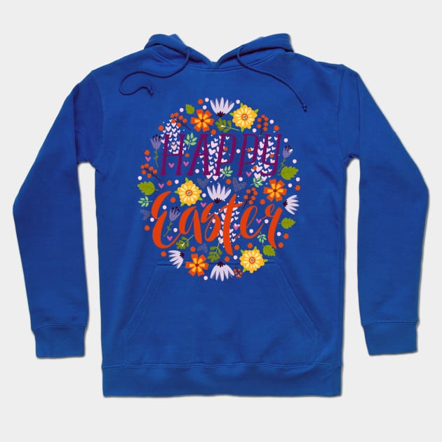 Happy Easter Hoodie by Mako Design 